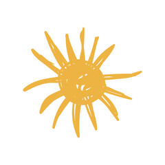 doodle of summer sun