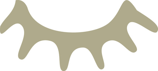 Hand drawn organic eye