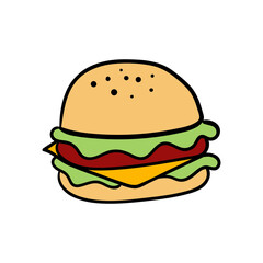 cute junkfood doodle