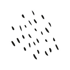 doodle group of raindrops