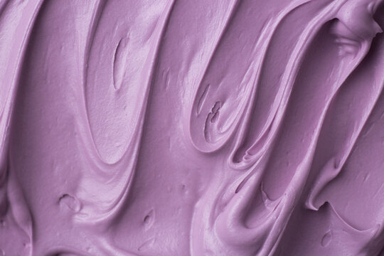 Violet Purple Icing Frosting Close Up Texture