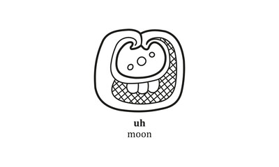 Hieroglyph mayan symbol 