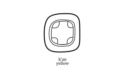 Hieroglyph mayan symbol 