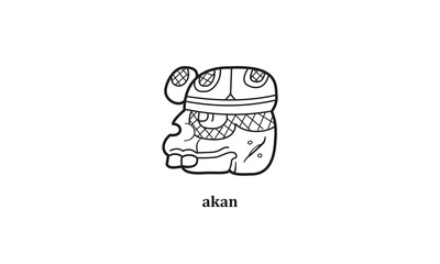 Hieroglyph mayan symbol 