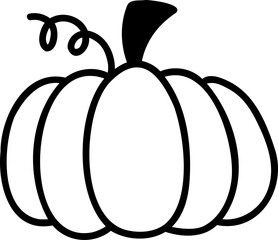 Hand Drawn Thanksgiving Pumpkin illustration