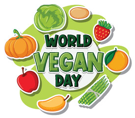 World Vegan Day Logo Design
