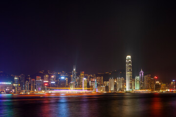 Hong Kong Cityscape at Night