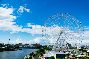 愛知　名古屋港シートレインランドの観覧車