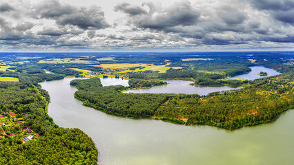 Kaszuby-jezioro Długie, jezioro Czarne, jezioro Ostrowickie.
