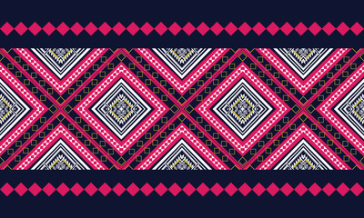 Geometric ethnic pattern for background,fabric,wrapping,clothing,wallpaper,Batik,carpet,embroidery style.