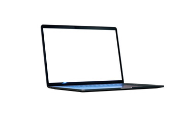 Obraz na płótnie Canvas Computer laptop isolated on white background.