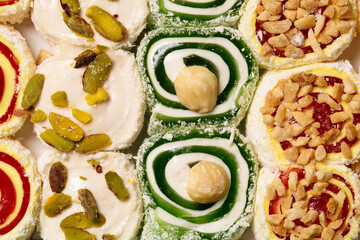 Sweets with nuts