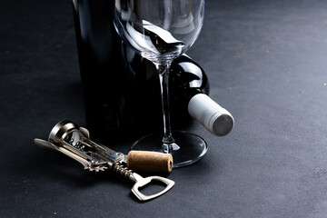 Shiny metal wine bottle openers on a white background