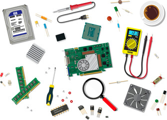 PC service, personal computer hardware.