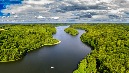 Fototapeta na wymiar Kaszuby-jezioro Przywidzkie
