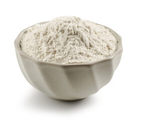 flour in ceramic bowl