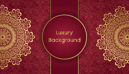 Arabesque style ornamental background design. Beautiful luxury mandala background design. Design for invitation, wedding card, Diwali, decoration. India, Indian, Arabic, Damask, Asian, Turkish