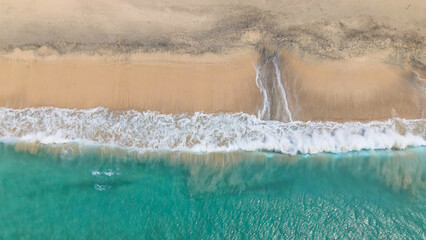 Beach from bird's eye