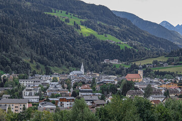 Fototapeta na wymiar The town of Schladming, Styria, Austria