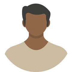 People face, avatar icon, cartoon character