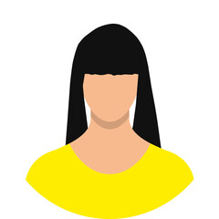 People face, avatar icon, cartoon character