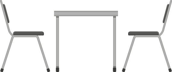 Table and chair, restaurant furniture