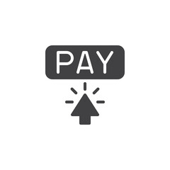 Pay per click vector icon