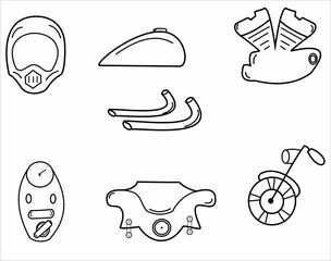 set of icons for web