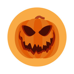 Halloween pumpkin design. Vector illustrations for prints, stickers, invitation cards, web design, blogs, social media, and more.