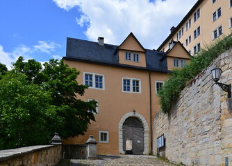 Fototapeta na wymiar Historical Castle Heidecksburg in the Town Rudolstadt, Thuringia