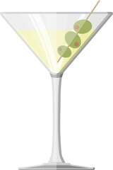 Alcohol drink in glass
