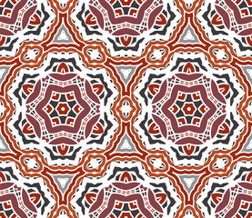 Geometric pattern. Seamless vector background. Ethnic graphic design.