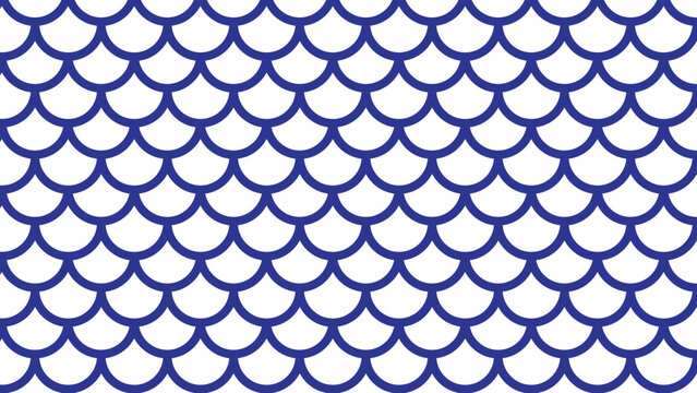 background illustration vector art fish scale pattern in blue art image