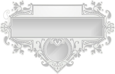 Vintage White Frame Background