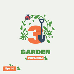Garden Numeric 3 Logo