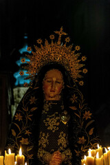 Imagen de Nuestra Señora de la Soledad, En Toledo	
 - obrazy, fototapety, plakaty