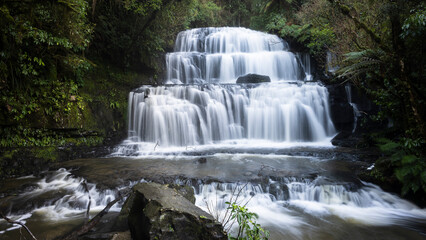 Fototapeta premium Purakaunui Falls, Catlins, South Island.