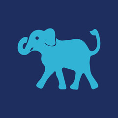 Elephant vector animal logo design