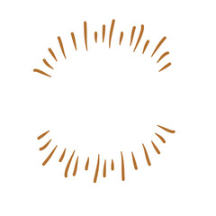 Abstract rays line comic effect