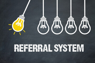 Fototapeta premium Referral System 
