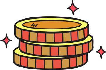 Hand Drawn money symbol illustration