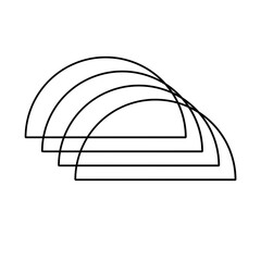 Geometric memphis minimalist background