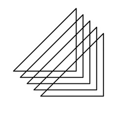 Geometric memphis minimalist background