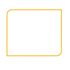 Geometric line frame border