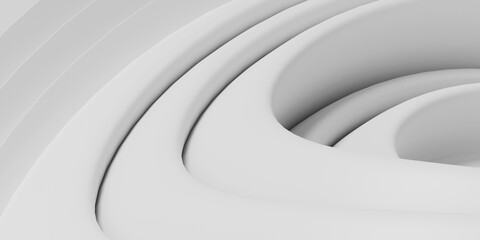 Obraz premium Abstract white background. 3d render.