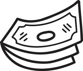 Hand Drawn banknote illustration