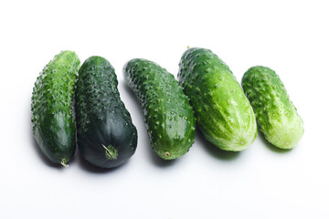 cucumber isolated on white background