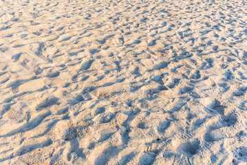 Sea sand floor.sand on the beach as background..Background image