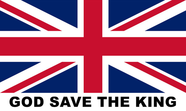 God Save The King con bandera