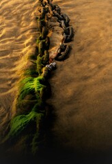 chain on the beach